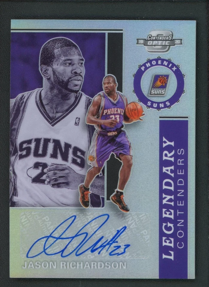 2019-20 JASON RICHARDSON 096/125 AUTO PANINI CONTENDERS OPTIC HOLO LEGENDARY - Image 1 of 2