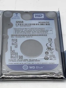 NEW ZERO HOURS WD WD3200LPVX Blue 320GB SATA 5400RPM 2.5 Hard Drive - Picture 1 of 5