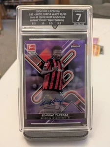 Edmond Tapsoba Auto /80 2021-22 Topps Finest Bundesliga - Picture 1 of 2