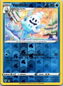 Vanillish 046/189 - SWSH03: Darkness Ablaze Reverse Holo| Mix&Match - Imagen 1 de 2