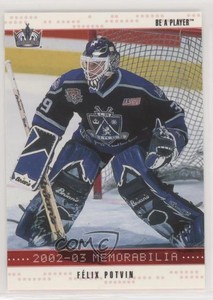 2002-03 ITG Be A Player Memorabilia Ruby /200 Felix Potvin #35