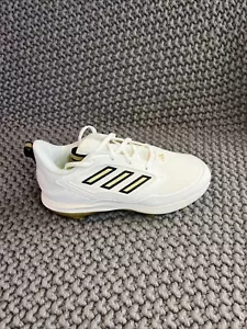 NEW Adidas PureHustle 3 Elite Cream & Gold Softball Cleats Women Size 7.5 ID7638 - Picture 1 of 19