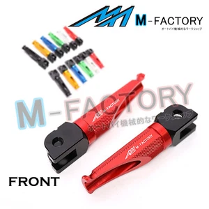 Fit Kawasaki ZX-10R Ninja CNC Shinobi Front Footpegs - Picture 1 of 12