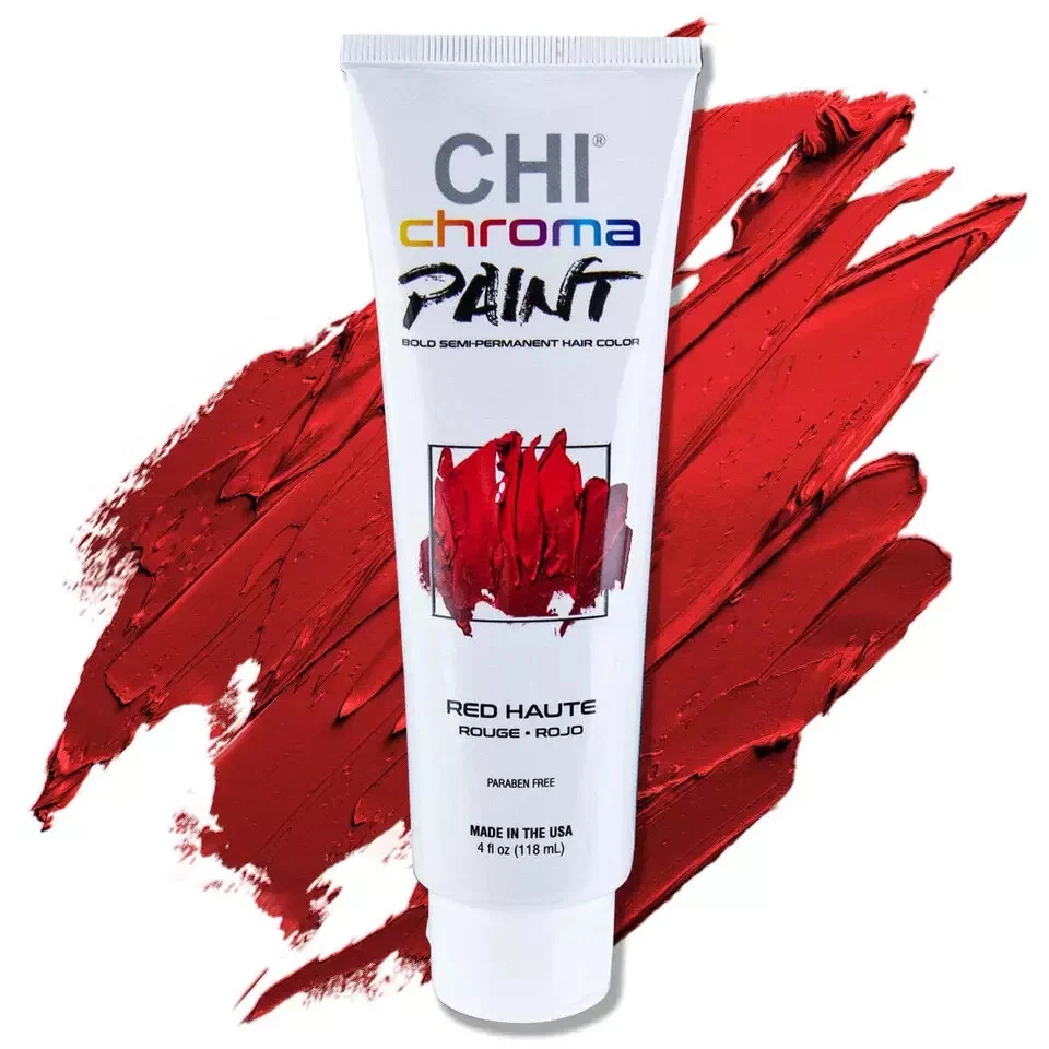 Pintura Chi Chroma - Alta Roja - Color de cabello semipermanente audaz - 4 oz Foto 1 de 1