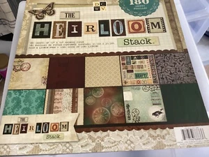 The Heirloom Stack By DCWV 12” X 12” 180 Sheets Brand New - Picture 1 of 3