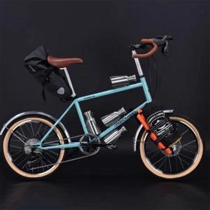 20 Inch Gravel Road Bike Cr-Mo Steel Frame 10-Speeds 406 Wheels Touring Bicycle - Picture 1 of 19