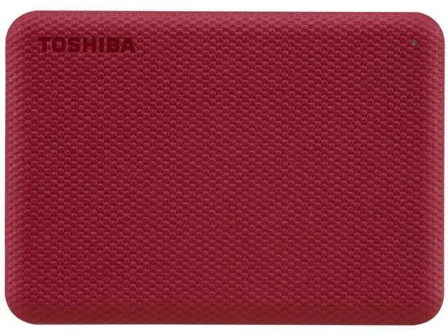 Toshiba Canvio Advance 4 TB 2.5" HDTCA40XR3CA External Hard Drive Red - Image 1 of 1