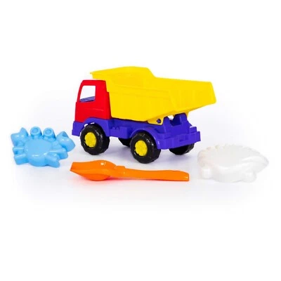 WADER Kipper Mirage Sandgarnitur Set 4-tlg. Spielzeug Fahrzeug Sandspielzeug - Bild 1 von 4