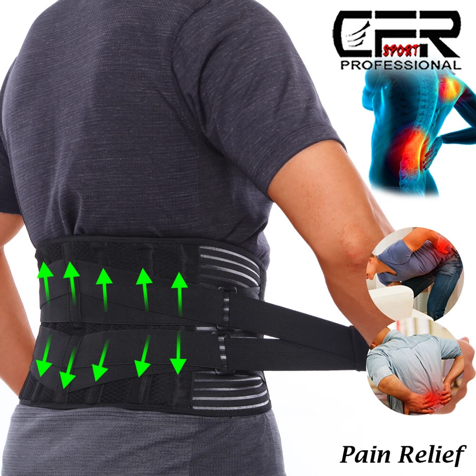 CFR Rückenbandage Stützgürtel Lendenwirbelstütze Rückenstütze Rückengurt Stabilisato