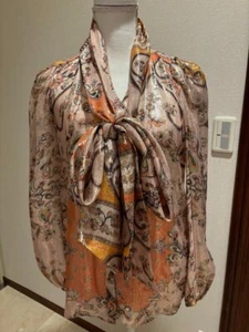 Emilio Pucci Paisley Pattern Silk Blouse - Picture 1 of 7