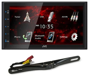 JVC KW-M180BT 6.8" Car Monitor iPhone Android Bluetooth/USB Receiver+Backup Cam - Picture 1 of 12