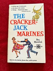 Vintage WWII Paperback Book 1960 The Cracker Jack Marines Ben Masselink - Picture 1 of 1