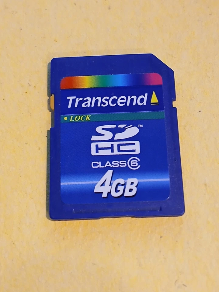Transcend 4gb SDHC Card For Digital Camera Class 6 4GB - Image 1 of 1