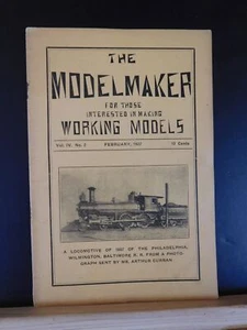 Modelmaker Magazine 1927 February V4 #2 An Automatically Block Signal System - Picture 1 of 5