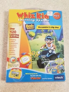 VTech Whiz Kid Learning System Bob The Builder Scramblers Big Day Pre K - Picture 1 of 2