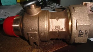 FORD 1-1/2" X PEP Brass STOP VALVE NL FREE PRIORITY MAIL SAME DAY SHIPPING - Picture 1 of 2