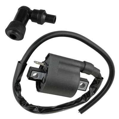 Ignition Coil with Spark Plug Cap for Yamaha TT-R90 TTR90 TTR90E 2000 2001- 2007 - Image 1 of 4
