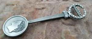 Vintage  CAESAR'S PALACE CASINO Collectible Souvenir Spoon - Las Vegas - Pewter - Picture 1 of 11