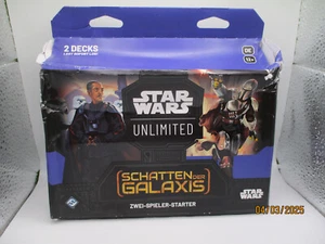 STAR WARS UNLIMITED SCHATTEN DER GALAXIS 2-SPIELER-STARTER 3.WAHL - Bild 1 von 1