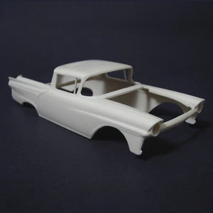 NB292 escala 1:25, Jimmy Flintstone 1957 Ford Ranchero personalizado 300 carrocería cromada - Imagen 1 de 6