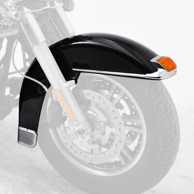Guardabarros delantero negro vivo apto para Harley Touring Davidson Electra Glide 1989-2013 Foto 1 de 4