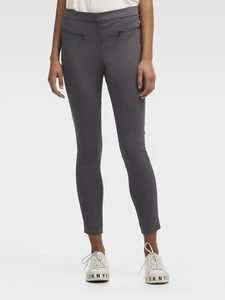 🔥NEW! DKNY Slim Stretch Mid Rise Skinny Fit Ankle Women Charcoal Pant🔥 - Picture 1 of 14