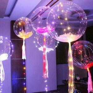 Neu 30 LED Lichterketten Helium Ballon Weihnachten Hochzeit Dekoration 18 zoll