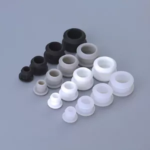 Tubo de bung 2,5-50 mm con tapón redondo de silicona de goma - Imagen 1 de 6