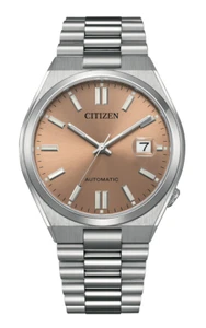 Reloj automático de zafiro Citizen x Pantone LE 1999 piezas arena cálida NJ0158-89Y - Imagen 1 de 5