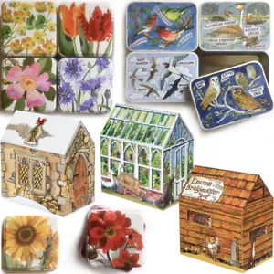 CAJA DE ESTAÑO DE ARROZ EMMA BRIDGEWATER & MATTHEW Granja Hogar Cocina Almacenamiento Regalo de Navidad - Imagen 1 de 40