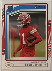 Xavier Worthy 2024 Donruss Rated Rookie Kansas City Chiefs #398 - Picture 1 of 2