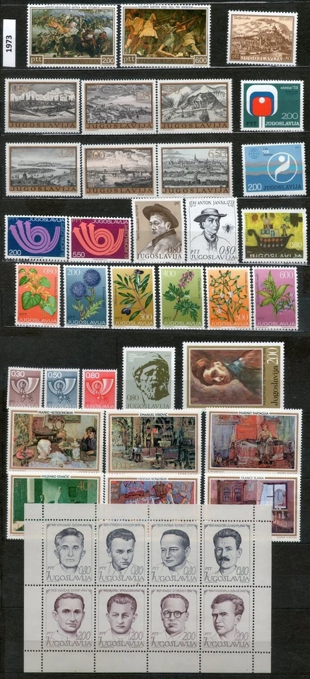 YUGOSLAVIA 1973 - COMPLETO MNH Foto 1 de 1