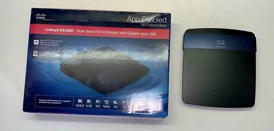 CISCO Linksys EA3500 Dual Band N750 Router with Gigabit & USB - Image 1 of 4