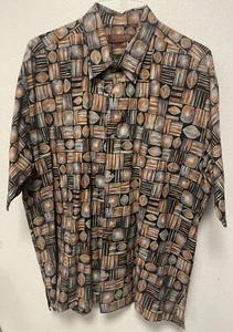 MEN’S COTTON LAWN TORI RICHARD ALOHA PRINT HAWAIIAN SHIRT SIZE 2XL - Picture 1 of 3