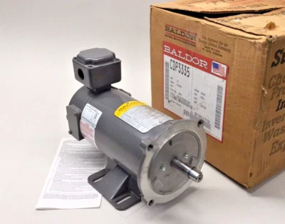 Baldor CDP3335 Electric Motor 33-2123Z148 0.5hp 90V-DC 2500rpm TENV 56C - Image 1 of 4