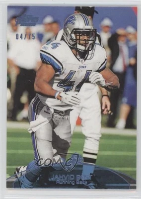 2011 Topps Prime Powder Blue /75 Jahvid Best #81 - Image 1 of 2