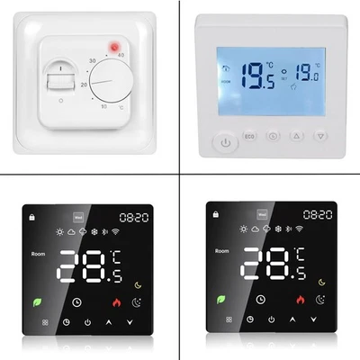 LCD 16A Thermostat Digital Raumthermostat Fußbodenheizung Wasser Boiler Heizung - Bild 1 von 4
