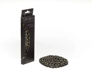 Izumi Jet Black 1/2 X 1/8 Inch 116 Links Roller Chain For Fixie Track Bikes - Picture 1 of 4