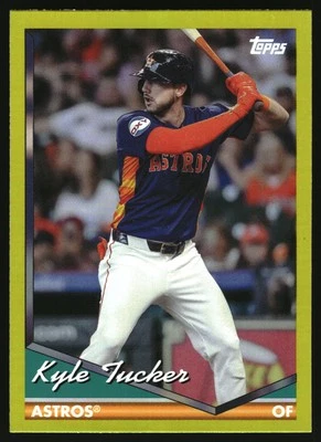 2024 Topps Archives #242 Kyle Tucker Yellow Foilboard - Image 1 of 2