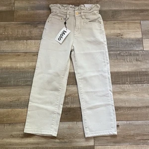 NWT Molo girl’s Astrid off white relaxed fit jeans, size 9 - Picture 1 of 9