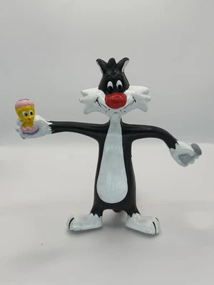 Applause Looney Tunes Sylvester 1989 con figura de piolín Warner Bros juguete de PVC Foto 1 de 3
