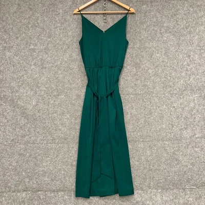 Mono H&M para mujer talla 10 verde bolsillos cinturón sin mangas pierna ancha 33831 Foto 1 de 4