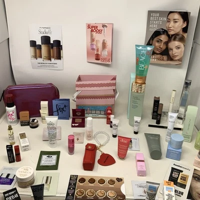 Gran Lote De 46 Piezas M.A.C & Lancôme Completo, Viaje y Tamaño Muestra Foto 1 de 4