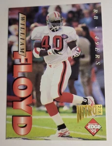 1995 William Floyd Card #176 Collector's Edge Nitro 22K San Francisco 49ers NFL - Picture 1 of 4