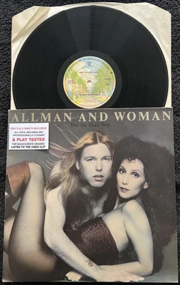 Allman And Woman (CHER)  Two The Hard Way Vinyl LP 1977 TESTED EX/VG+ VIDEO CLIP - Image 1 of 4