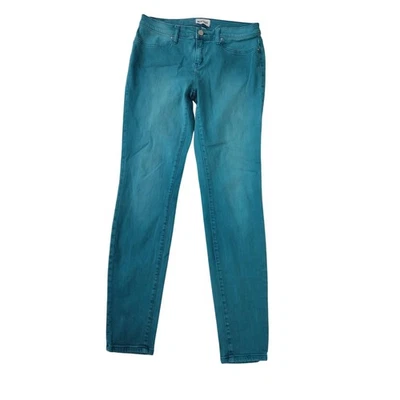 Meritage Jeans Womens 29 Ocean Depth Blue Skinny Super Stretch Mid Rise  - Image 1 of 4