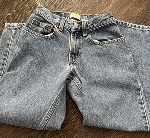 VTG Gap Kids Boys Unisex Girls 90's Loose Fit Jeans - Size 7 - Picture 1 of 3
