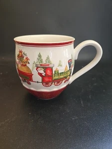 Villeroy & Boch Edición Limitada 2017 Navidad Jumbo Taza Santa Train Driver - Imagen 1 de 15