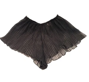 Vintage 50er Lady Lynne durchsichtig plissiert Chiffon Stepphose Höschen Pinup Oma Unterhose - Bild 1 von 15
