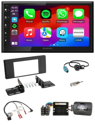 Kenwood Lenkrad USB DAB 2DIN Bluetooth Autoradio für BMW X5 E53 2000-2006 - Bild 1 von 4